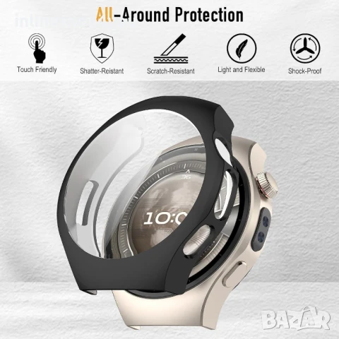 Силиконов Кейс 360° Градуса за Часовник Huawei Watch 5 46mm, снимка 6 - Смарт гривни - 51152095