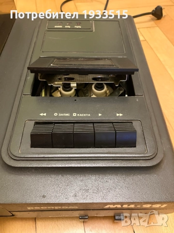 МЦ 221 - усилвател, радио, касетофон с грамофон и колонки, снимка 3 - Аудиосистеми - 52918465