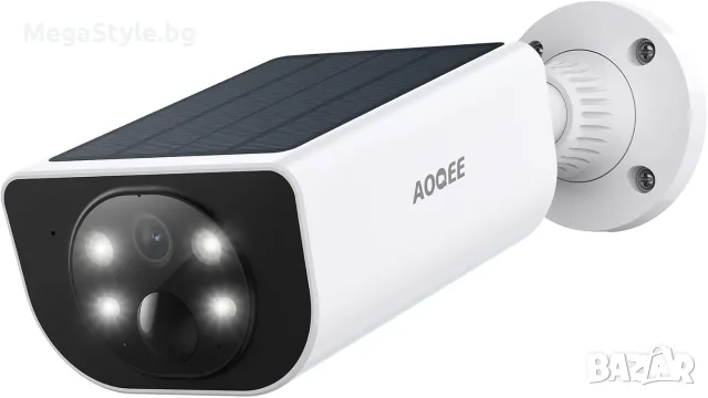 2K Безжична Соларна Камера за Външно Наблюдение AOQEE S1
