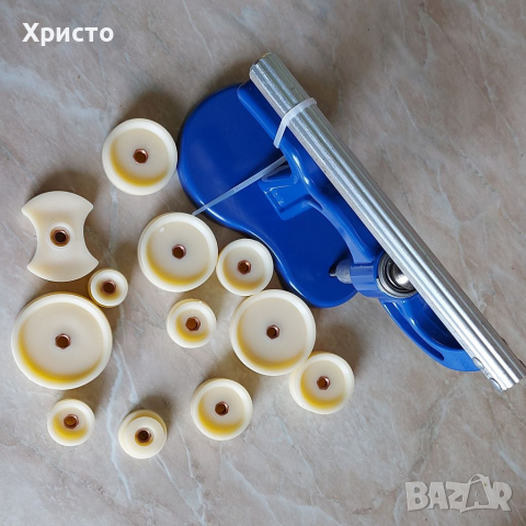 Часовникарски инструмент,часовникарска преса капаци и стъкла преса с приставки,ремонт часовник капак, снимка 2 - Други инструменти - 36275130