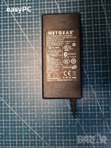 Оригинален захранващ адаптер NETGEAR NU60-F480125-I1NN  48V 1.25A , снимка 1 - Мрежови адаптери - 48443198