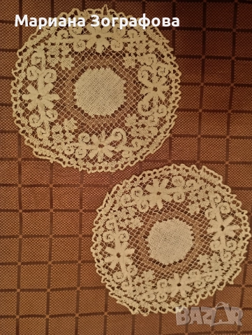 Ковьори "Българска бродерия", - Плетива на 1 кука, - Родопски терлици, от стари времена, снимка 15 - Антикварни и старинни предмети - 50036179