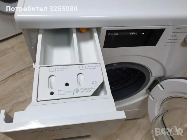 9кг Miele 1600rpm Wi-Fi TwinDos Пералня Миеле 12м Гаранция, снимка 6 - Перални - 48328673