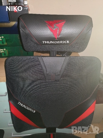 ПРОМОЦИЯ, Продавам,Геймърски стол ThunderX3 YAMA1 Черно/Червенo, снимка 5 - Столове - 51764869
