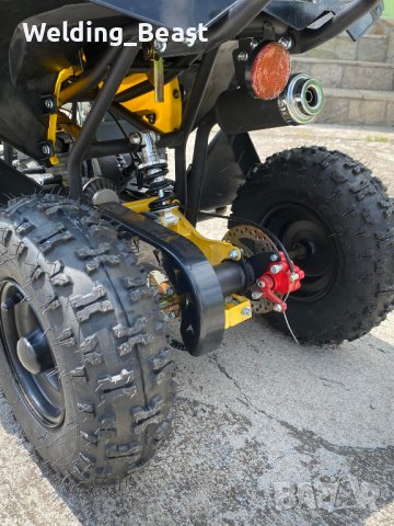 Детско бензиново ATV MaxMotors Grizzly SPORT 50cc - Жълто, снимка 6 - Мотоциклети и мототехника - 41142629