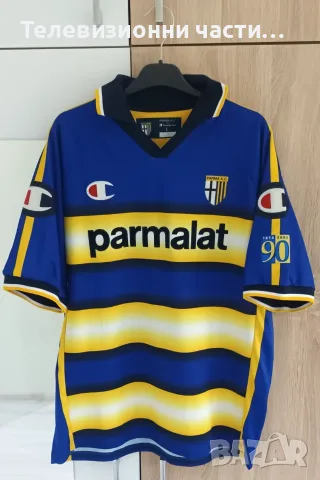 Оригинална тениска на Parma домакински екип 2003/2004 Champion,размер L
