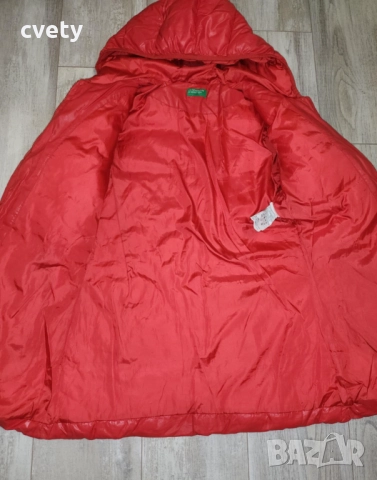 Детско зимно яке Benneton за ръст 164, снимка 4 - Детски якета и елеци - 51799460