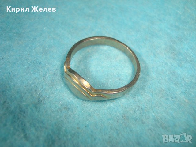 СТАР МАЙСТОРСКА ИЗРАБОТКА ПОСРЕБРЕН ПРЪСТЕН БЛАГОРОДНА НЕРЪЖДАЕМА СТОМАНА ВИНТИДЖ АРТ БИЖУ 25812, снимка 9 - Антикварни и старинни предмети - 35746447