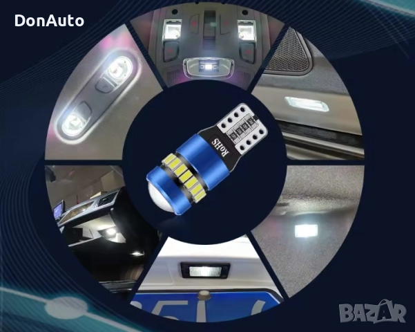 W5W Т10 LED крушки, снимка 2 - Аксесоари и консумативи - 51635065
