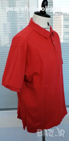 Gant Mens Red Short Sleeve Cotton Pique Casual Polo Cotton T-Shirt Size XL, снимка 6 - Тениски - 50326635