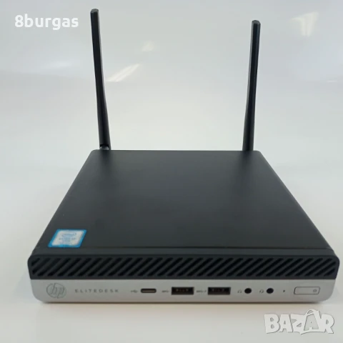 HP EliteDesk 800 G3 Mini 32 GB DDR4 i5-7500T 4 ядра, 3.3GHz 256 GB SSD, снимка 2 - Работни компютри - 51208370
