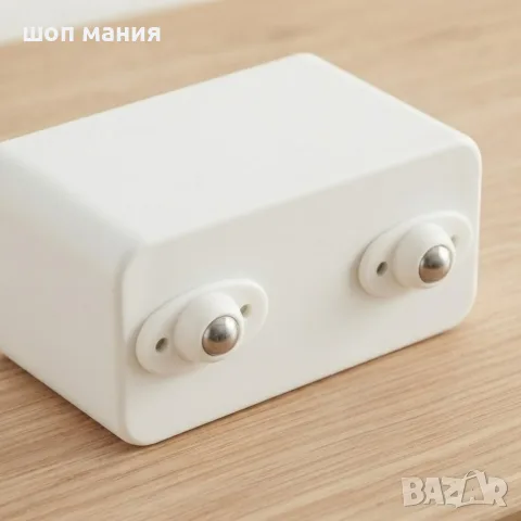 Комплект 12 самозалепващи мини колелца с 360° въртене за мебели и предмети, снимка 2 - Други стоки за дома - 55976657