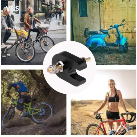 Комплект адаптери за вентили за велосипед Jormftte, 18 части, включително защитни капачки, гайки за , снимка 4 - Части за велосипеди - 48170794