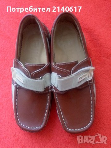 Нови мокасини за момче Timber 100% естествена кожа, снимка 1 - Детски обувки - 41441616