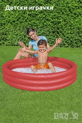 Детски басейн Bestway, надуваем, 102 х 25 см, неон, за деца, снимка 8 - Басейни и аксесоари - 49925829