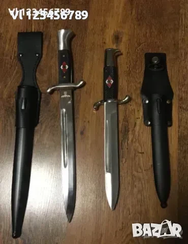 Байонет 3-райх /нацистки/-Реплика -245х375, снимка 3 - Ножове - 50689934