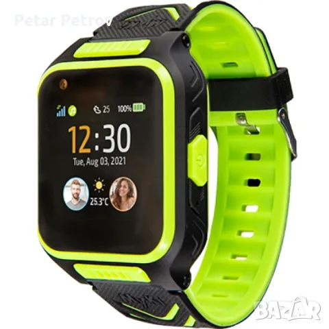 Нов Детски смарт часовник MyKi Watch 4 LTE - Black Green , снимка 3 - Смарт часовници - 55792059