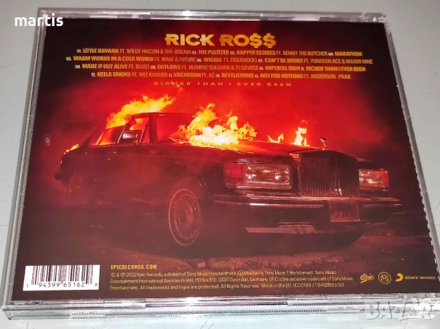 RICK RO$$ CD , снимка 7 - CD дискове - 36200305