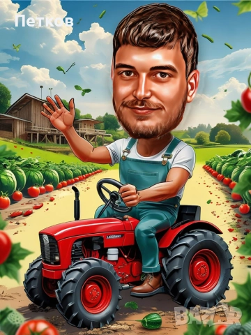 Карикатура по снимка! Уникален подарък за любим човек!, снимка 7 - Картини - 52379727