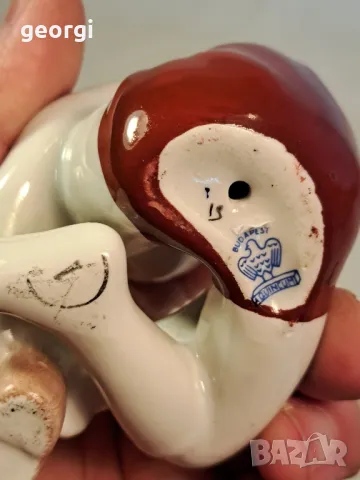 унгарска порцеланова фигура момче   , снимка 5 - Колекции - 49812367