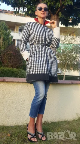 Max Mara шлифер тренчкот S двулицев, снимка 10 - Шлифери - 49785282