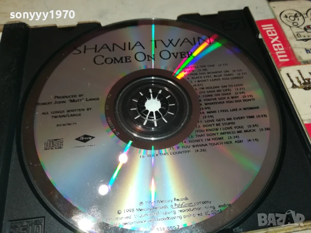 SHANIA TWAIN CD 1607251428, снимка 2 - CD дискове - 51040186