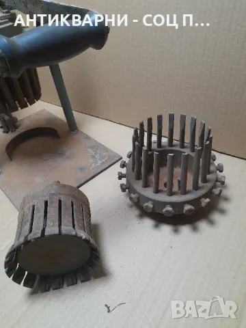 Соц Стара Ръчно Изработена Ръчна Машина Тегло 16кг., снимка 5 - Антикварни и старинни предмети - 48910866