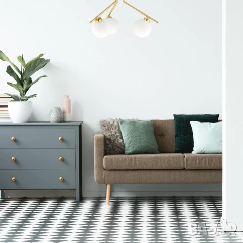 Елегантна Стъклена Плафонна Лампа Relaxdays GLOBI 10029519/4052025295196, Плафон за Таван/Стена!, снимка 3 - Лампи за таван - 50739392