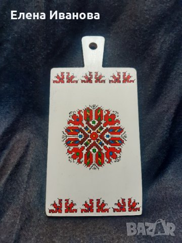 Декоративна дъска с шевица #16, снимка 1 - Български сувенири - 29099907