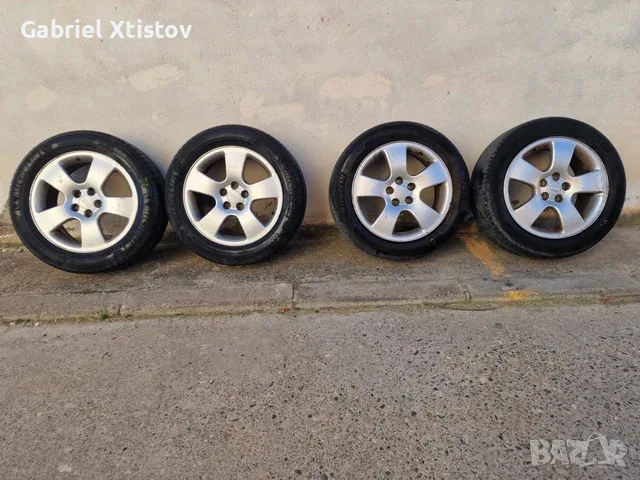 16-инчови Оригинални алуминиеви джанти 5x100 с подарък гуми за Audi A3 8L (4 броя)