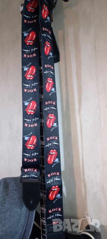 Rolling Stones Style колан за китара, снимка 3 - Китари - 41559237