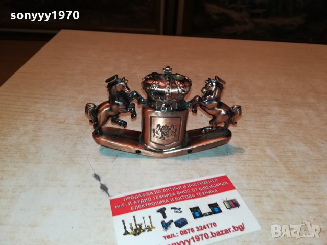 МЕТАЛНА ЗАПАЛКА С КОНЕ-ВНОС ФРАНЦИЯ 0402221247, снимка 18 - Колекции - 35669537