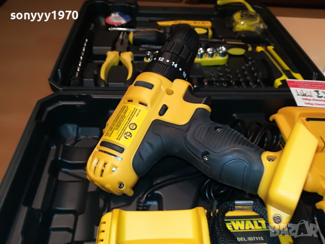 DEWALT LI-ION 24V+CHARGER+BATTERY PACK X2 3103222017, снимка 10 - Куфари с инструменти - 36300039