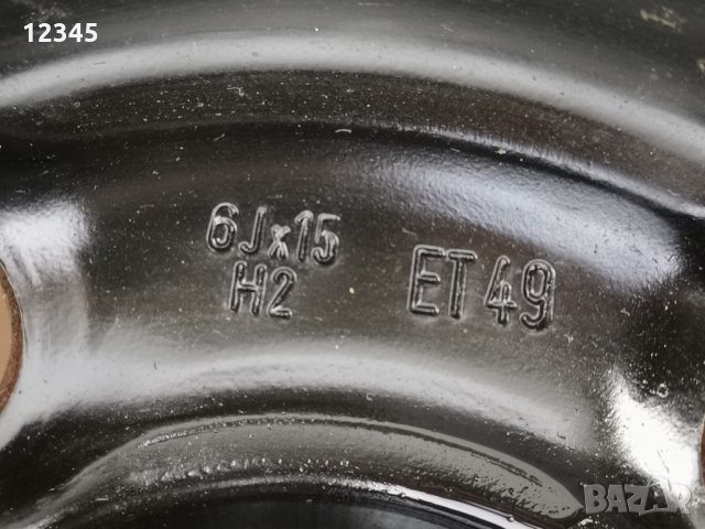 15’’ 5x110 originalna za opel 15” 5х110 оригинална за опел -№434, снимка 5 - Гуми и джанти - 34557951