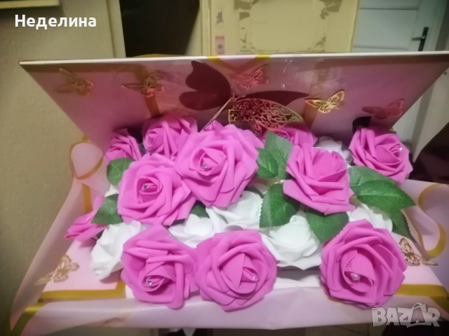 Цветя и вино в кутия , снимка 5 - Други - 51571373