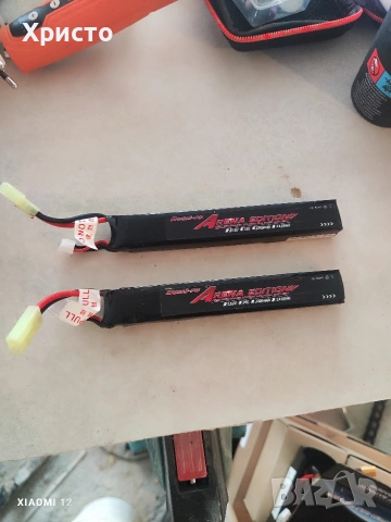 две полимерни батерии bosli-po 11.1 волта, снимка 4 - Дронове и аксесоари - 53275385