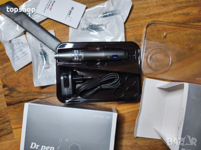 Чисто нов професионален комплект Dr. Pen Ultima M8 – Безжичен Дерма Пен + игли, снимка 12 - Други - 53642542