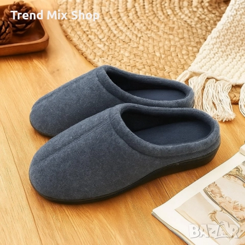 Оригинални Пухкави зимни пантофи SWISS LYX с мемори пяна и гел против умора и мекота !, снимка 6 - Пантофи - 51637200