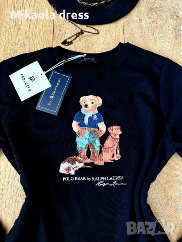 Нов син памучен суичър на Polo Ralph Lauren. Суперсвеж и готов за носене. Подходящ за всекидневието., снимка 10 - Суичъри - 52150522