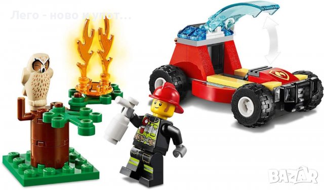 НОВО Lego City Fire - Горски пожар (60247) от 2020 г., снимка 3 - Конструктори - 39479723