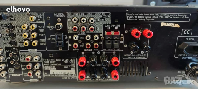 Ресивър Denon AVR-2600, снимка 7 - Ресийвъри, усилватели, смесителни пултове - 51337819