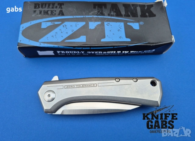 Сгъваем нож Zero Tolerance Rexford Design ZT0808, снимка 10 - Ножове - 53259433