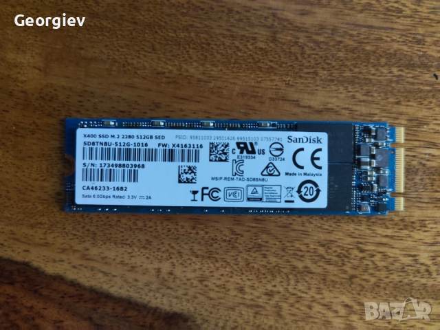SSD M.2 2280 SanDisk 512GB