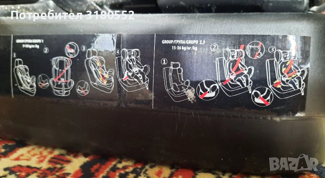 детско столче за кола-KIKKABOO от 0-36 кг, снимка 12 - Столчета за кола и колело - 53670434