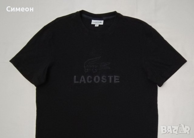 Lacoste T-Shirt оригинална тениска L памучна фланелка , снимка 2 - Тениски - 40451023