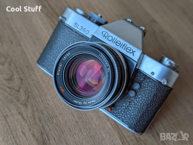 Фотоапарат Rolleiflex SL350 с обектив Rollei Planar HFT 50 1.8