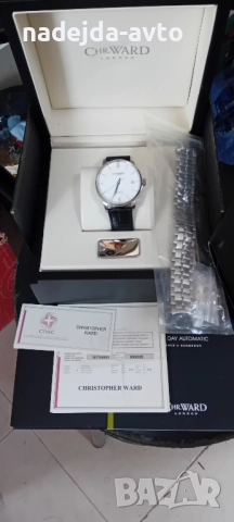 CHRISTOPHER WARD C9 5 DAY AUTOMATIC , снимка 9 - Мъжки - 51628033
