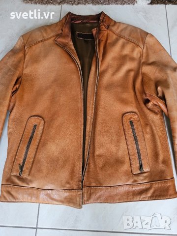 кожено яке, снимка 2 - Якета - 44479348