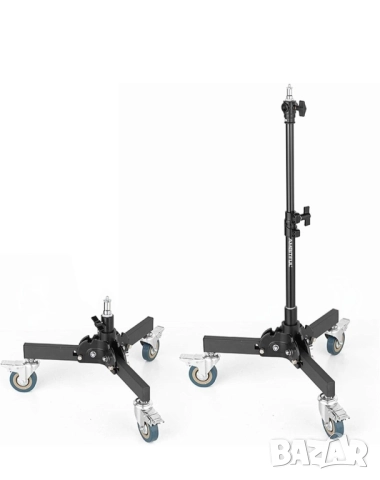 Професионален стоманен статив за студийно осветление - AMBITFUL, снимка 5 - Чанти, стативи, аксесоари - 52437219