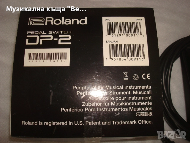 Състейн педал Roland DP2 , снимка 2 - Други - 51676963